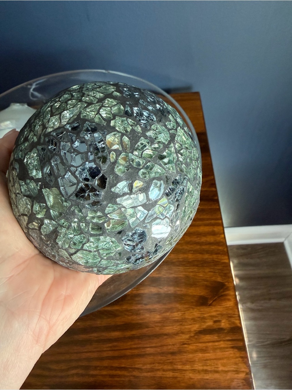 Decorative Mosaic Glass Balls - Picture 3 of 10